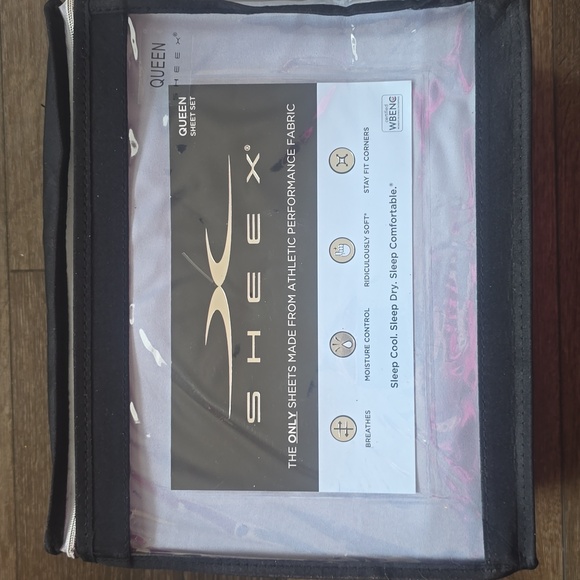 Other - SHEEX - Active Comfort Cooling Sheets Set (Queen) Blue Sky - Moisture Wicking